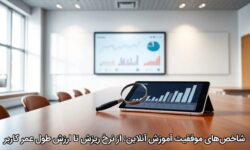 شاخص‌های موفقیت آموزش آنلاین: از نرخ ریزش تا ارزش طول عمر کاربر