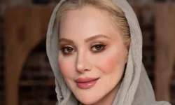 استایل اروپایی تازه عروس سینمای ایران در کنار درخت کریسمس+ عکس