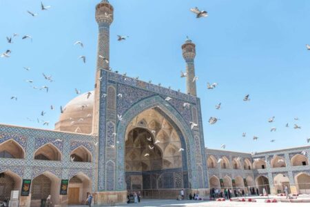 در تاریخی مسجد جامع اصفهان ناپدید شد+ عکس