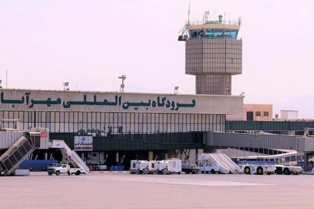 سقف فرودگاه مهرآباد تهران فرو ریخت + عکس