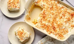 طرز تهیه دسر برفی نارگیلی فقط در یکساعت