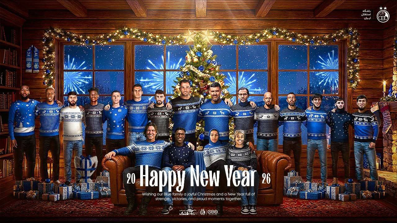 پوستر ویژه استقلال برای سال نو میلادی