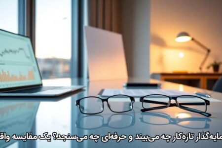 سرمایه‌گذار تازه‌کار چه می‌بیند و حرفه‌ای چه می‌سنجد؟ یک مقایسه واقعی