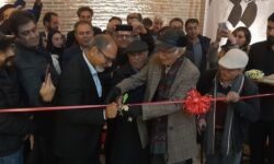 افتتاح نمایشگاه آثار هشتمین دوسالانه ملی ایران در دولتخانه صفوی قزوین