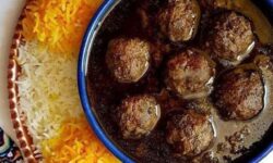 طرز تهیه خورش فسنجان مجلسی با گوشت قلقلی