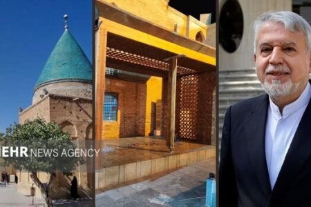 رونمایی از المان مقبره بایزید بسطامی؛تلاش برای ثبت جهانی مجموعه تاریخی