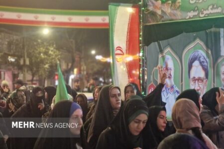 اجتماع باشکوه مردمی در مشگین شهر