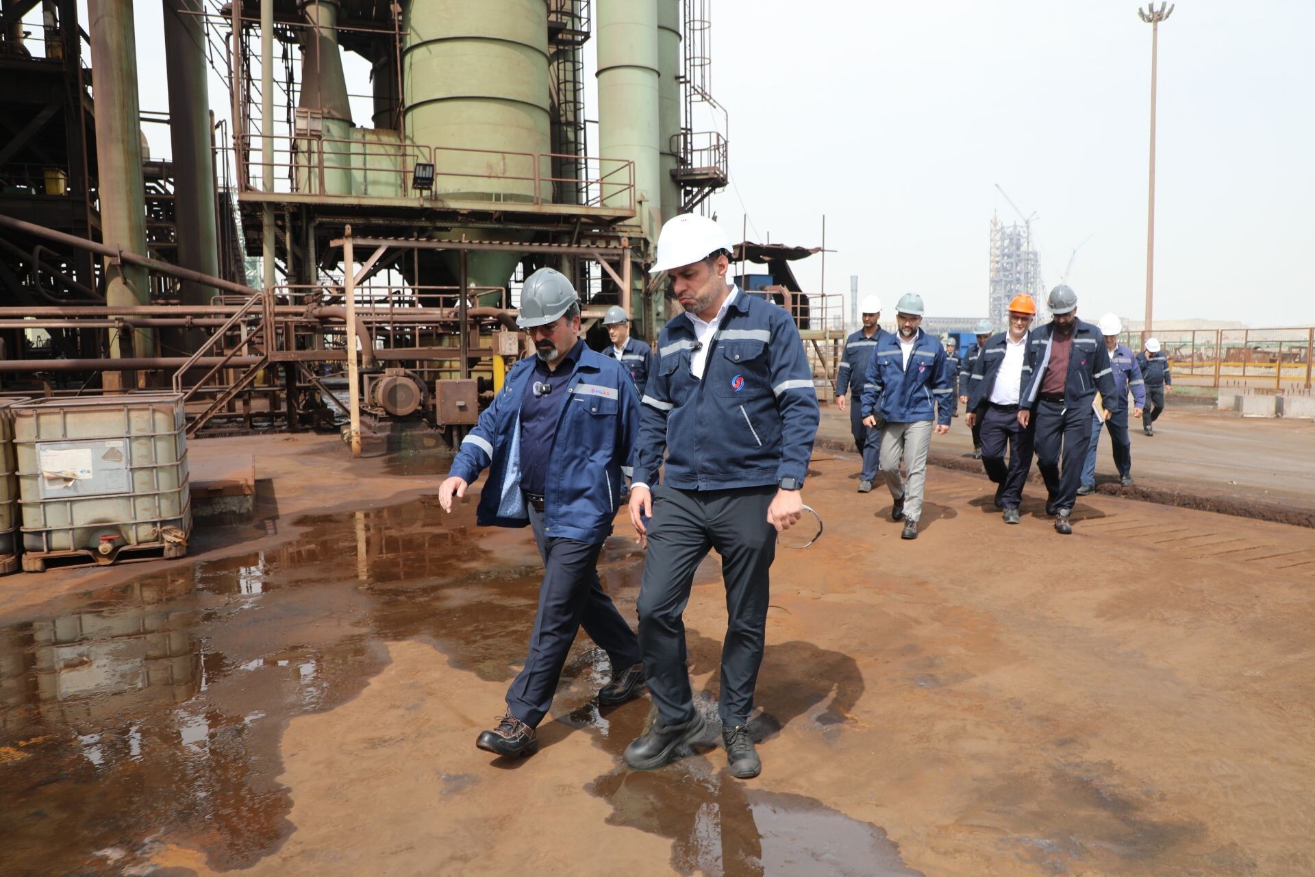 بازدید مدیرعامل هلدینگ صبا انرژی از شرکت صبا فولاد خلیج فارس