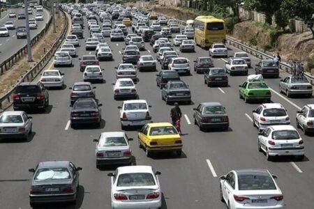 ترافیک سنگین در آزادراه‌های منتهی به تهران گزارش شد
