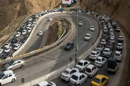 ترافیک سنگین در جاده چالوس و آزادراه تهران-شمال/ اعلام مسیر‌های جایگزین توسط پلیس راهور