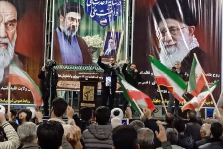 حضور حماسی مردم چایپاره در خیابان