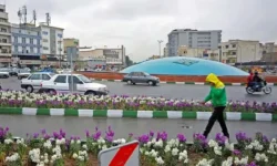 دیوارنگاره جالب میدان انقلاب در پاسخ به ضرب‌الاجل ترامپ+ عکس