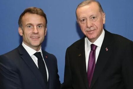 رایزنی اردوغان و مکرون درباره تنگه هرمز
