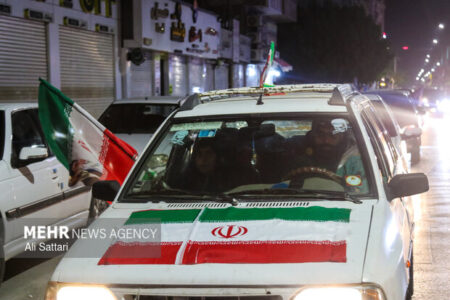 رژه خودریی مردم تبریز