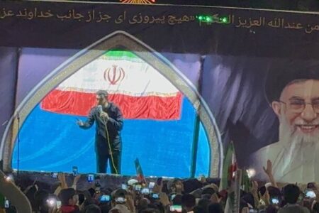 مردم قوچان هم صدا با مهدی رسولی؛ بزن که خوب میزنی