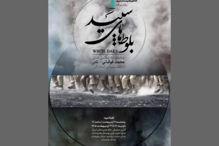 «بلوط‌های سپید» در گالری محیطی خانه هنرمندان ایران