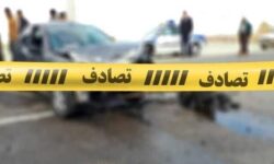 تصادف ٢ دستگاه  خودروی سواری ۹ نفر مصدوم برجای گذاشت