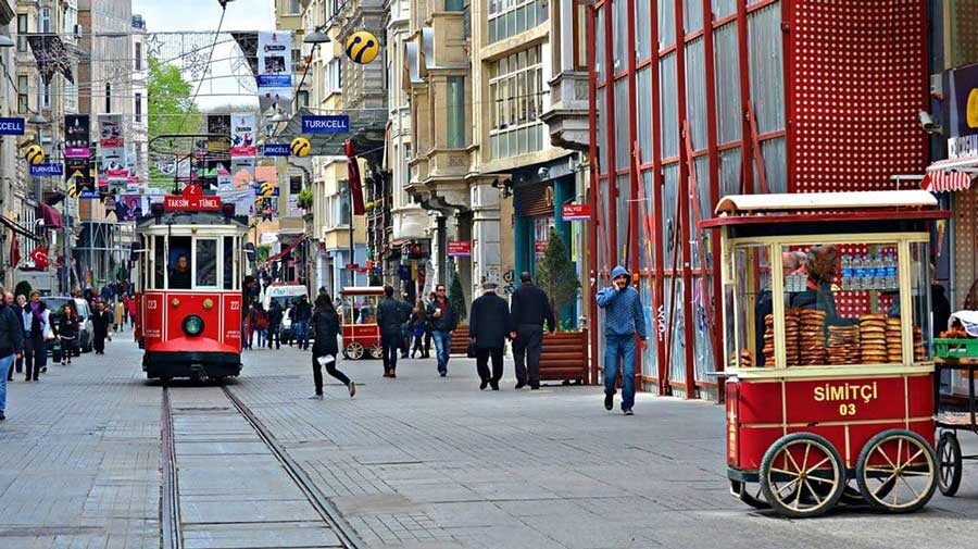 دکه‌های خیابانی فروش غذا