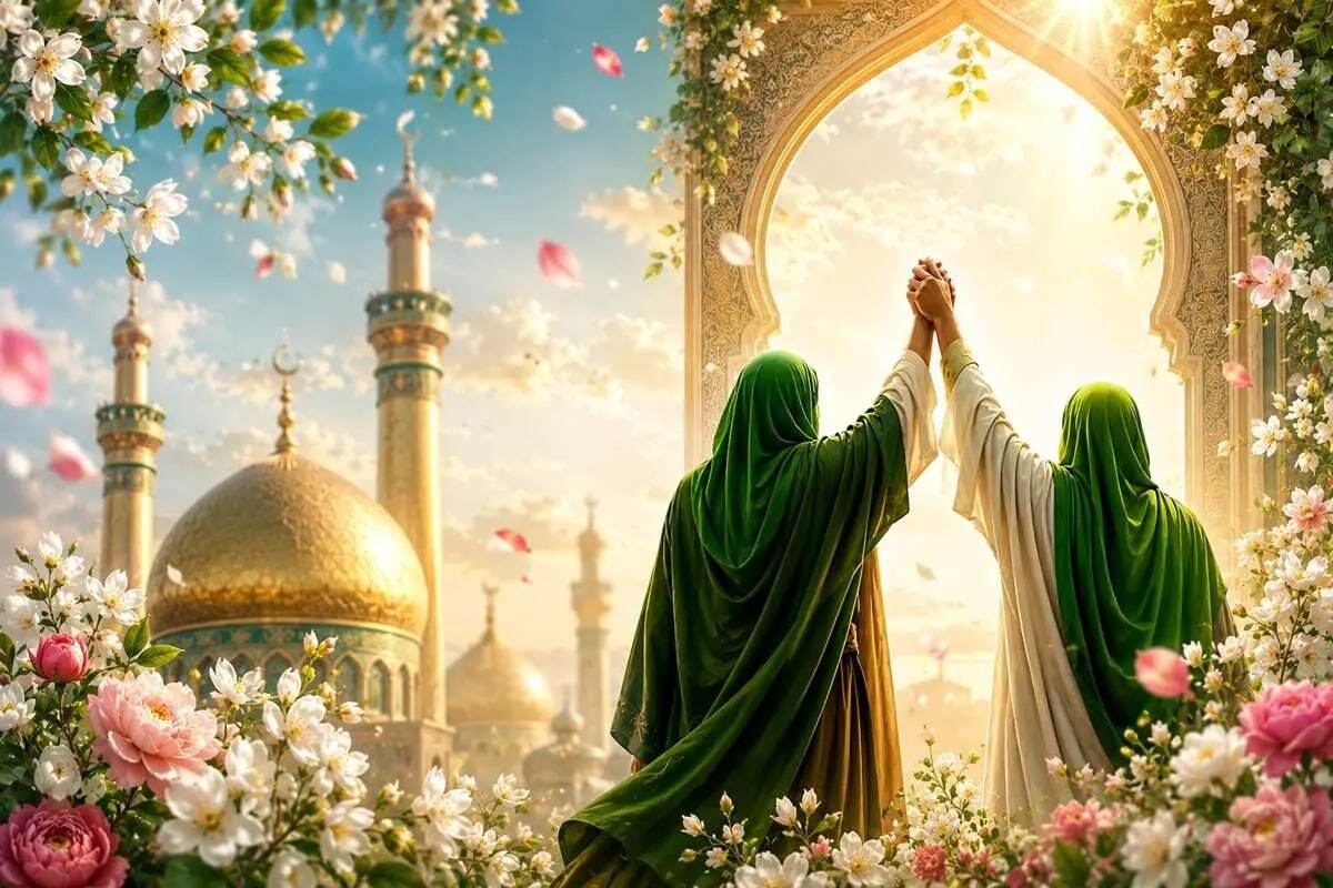 پیام تبریک عید غدیر ۱۴۰۵ / متن و تصاویر زیبا برای تبریک به سادات