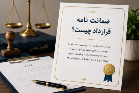 ضمانت نامه قرارداد چیست